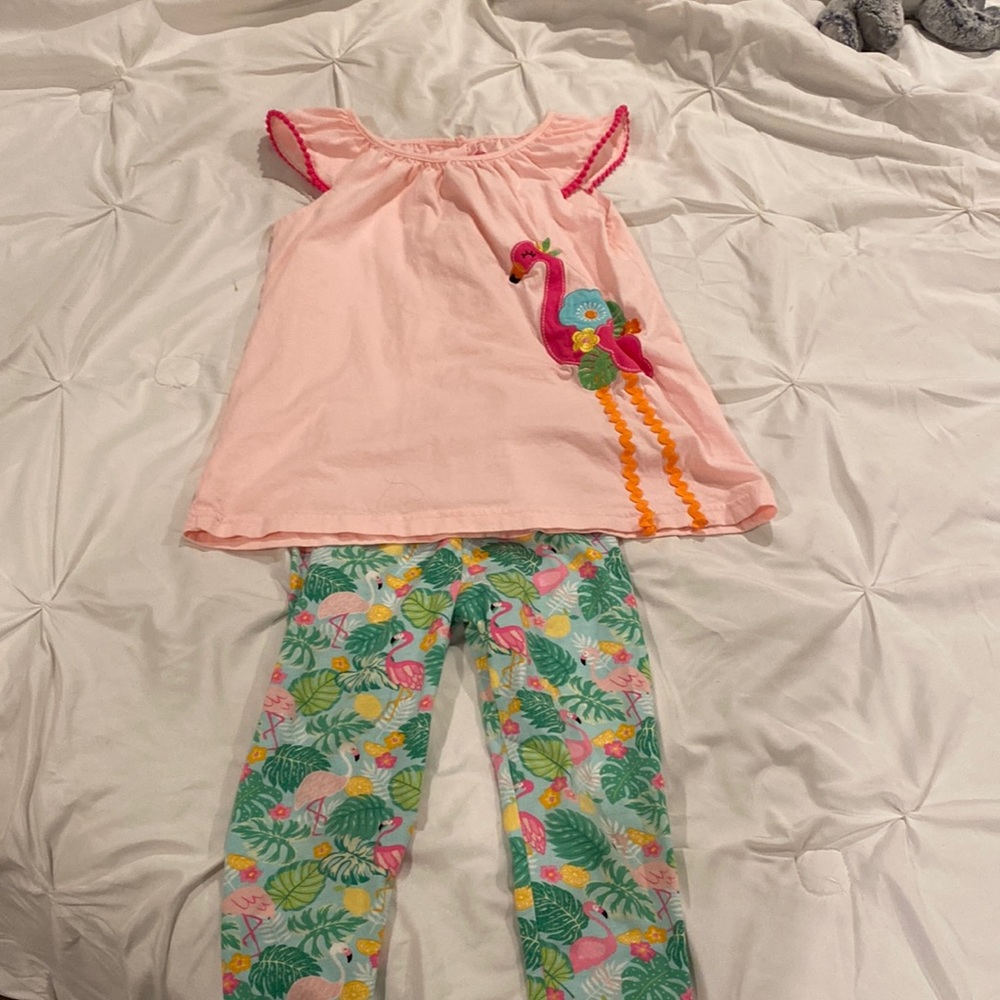 Bought from Cracker Barrel, size 5T, worn once